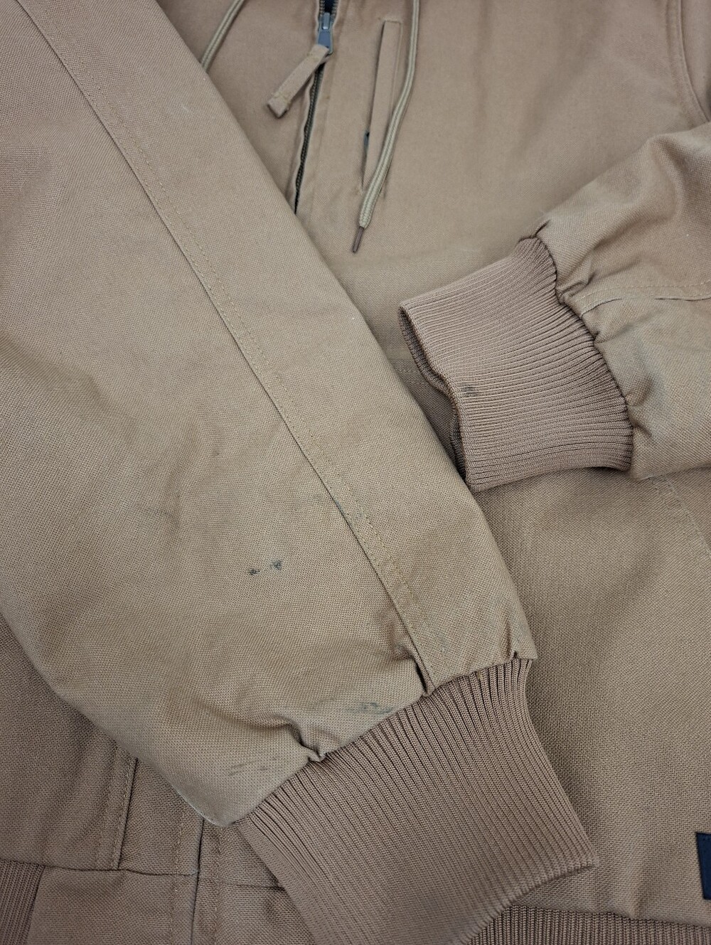 Dickies Insulated Duck Canvas Zip Up Utility Hooded Jacket. XL - Picture 3 of 6